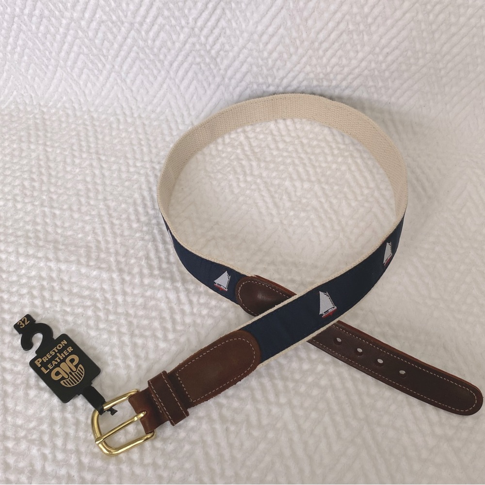 NWT Preston Leather belt 32
